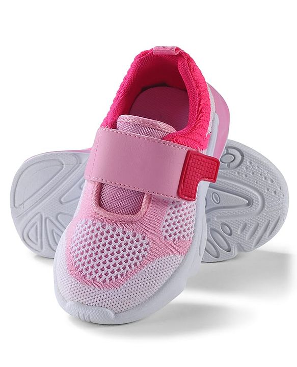 Cute Walk by Babyhug Velcro Closure Sneakers - Pink