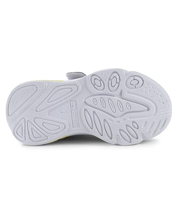 Cute Walk by Babyhug Velcro Closure Sneakers - Grey