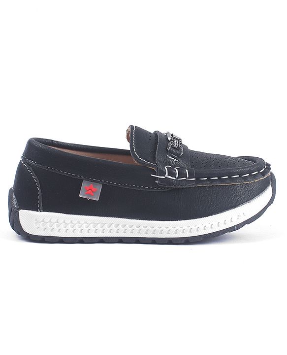 Cute Walk by Babyhug Slip On Solid Coloured Loafers - Tan