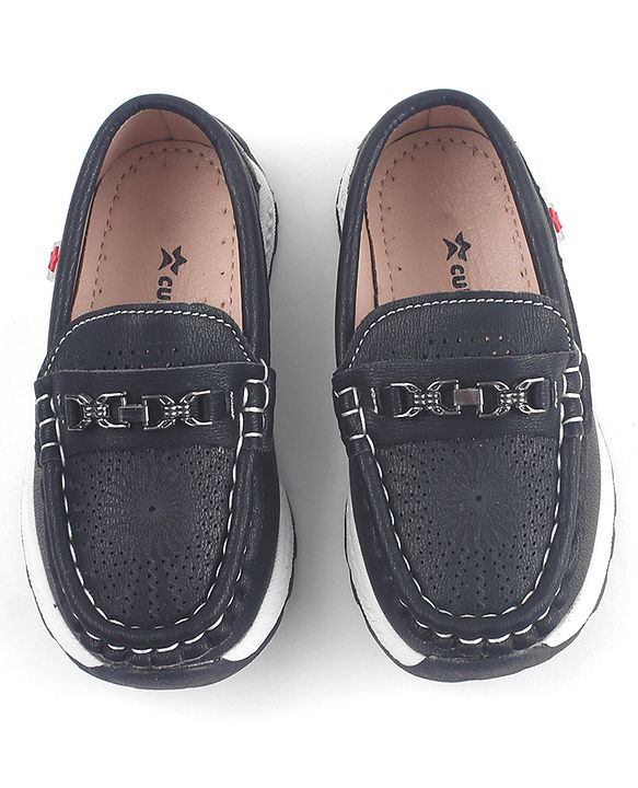 Cute Walk by Babyhug Slip On Solid Coloured Loafers - Tan
