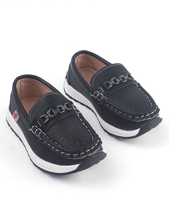 Cute Walk by Babyhug Slip On Solid Coloured Loafers - Tan