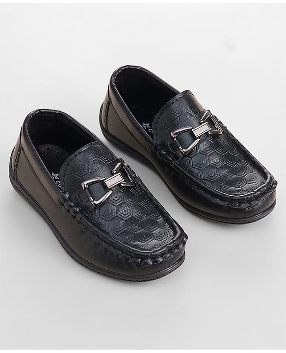 Cute Walk by Babyhug Loafer With Textured Design - Brown