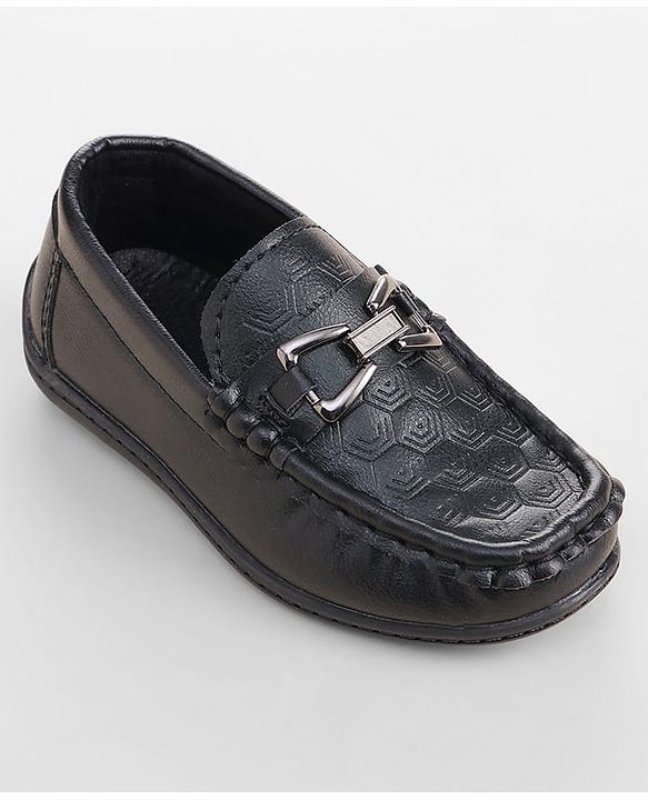 Cute Walk by Babyhug Loafer With Textured Design - Brown