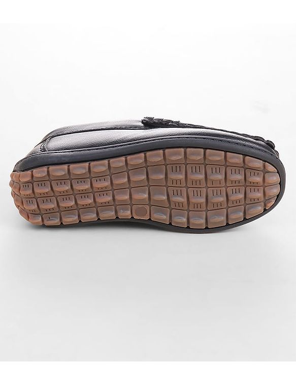Cute Walk by Babyhug Loafer With Textured Design - Brown