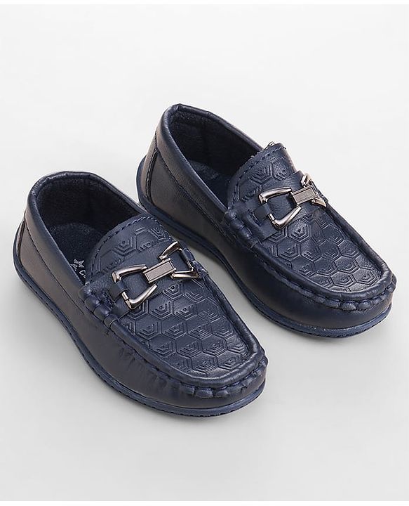 Cute Walk by Babyhug Loafer With Textured Design - Brown