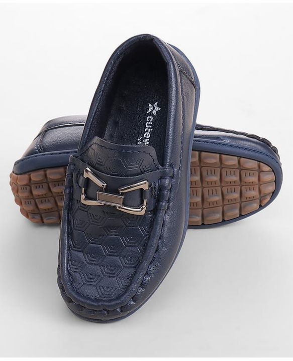 Cute Walk by Babyhug Loafer With Textured Design - Brown