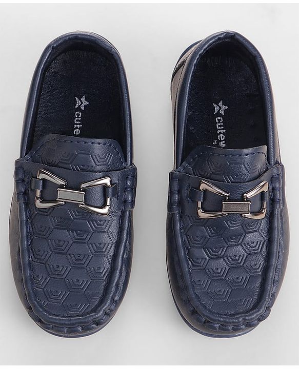 Cute Walk by Babyhug Loafer With Textured Design - Brown