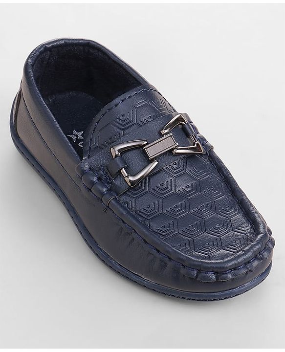 Cute Walk by Babyhug Loafer With Textured Design - Brown
