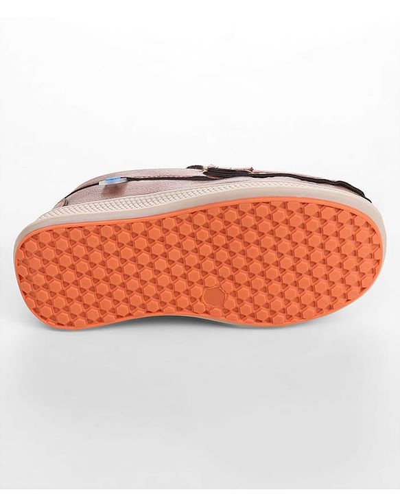 Cute Walk by Babyhug Slip On Solid Coloured Loafers - Brown