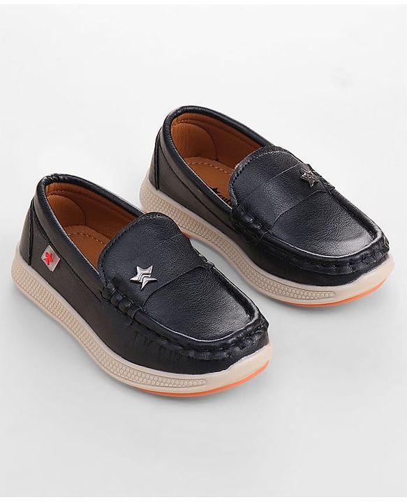 Cute Walk by Babyhug Slip On Solid Coloured Loafers - Brown