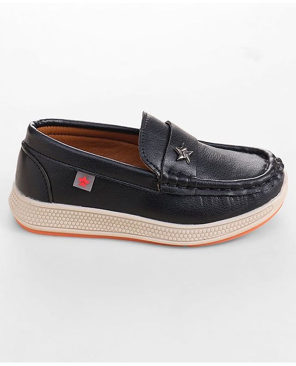 Cute Walk by Babyhug Slip On Solid Coloured Loafers - Brown
