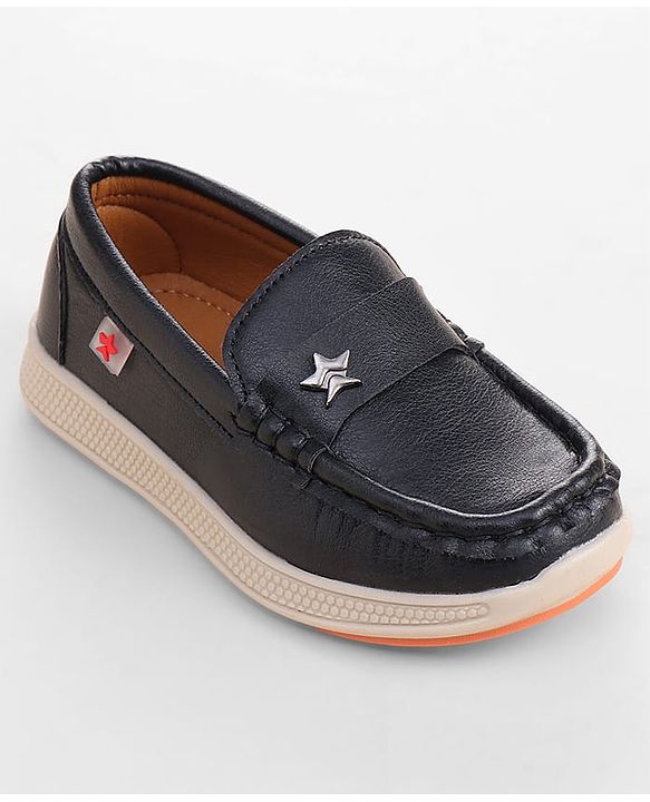 Cute Walk by Babyhug Slip On Solid Coloured Loafers - Brown
