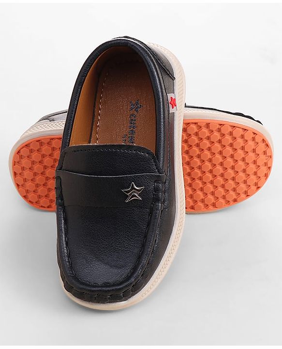 Cute Walk by Babyhug Slip On Solid Coloured Loafers - Brown