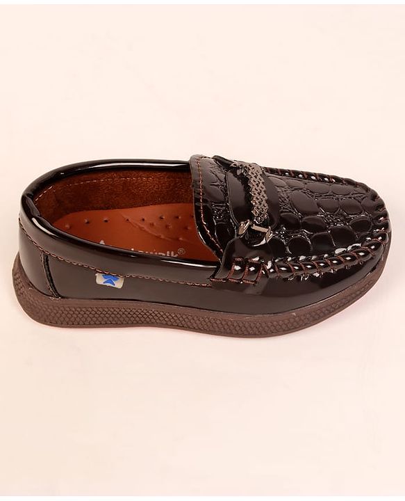 Cute Walk by Babyhug Formal & Party Wear Loafer Shoes - Brown