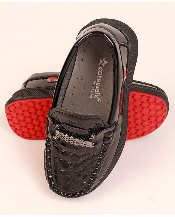 Cute Walk by Babyhug Formal & Party Wear Loafer Shoes - Brown