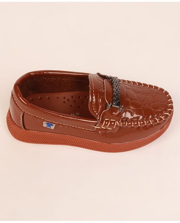 Cute Walk by Babyhug Formal & Party Wear Loafer Shoes - Brown
