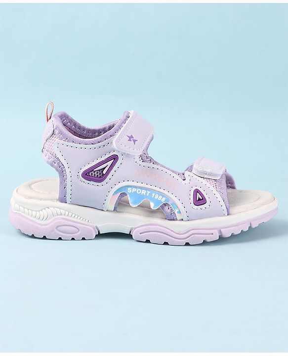 Cute Walk by Babyhug Velcro Closure Sandals - Purple