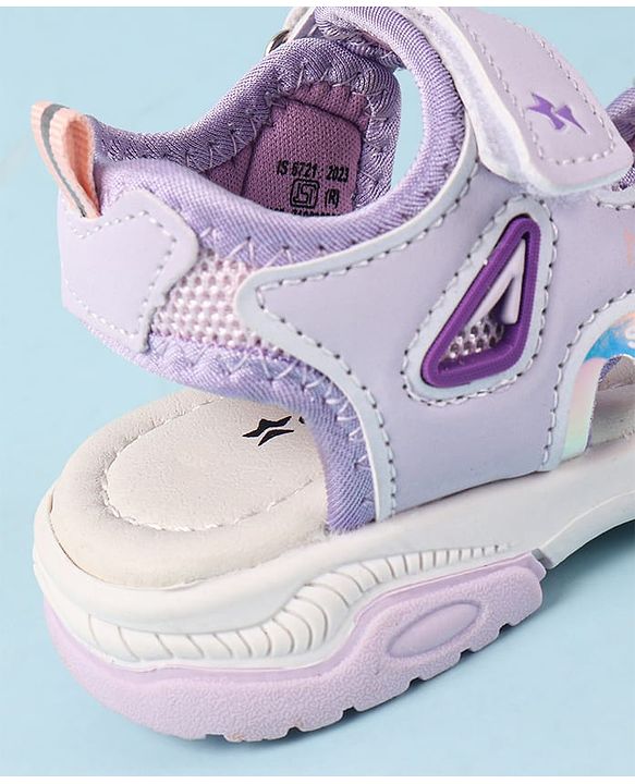 Cute Walk by Babyhug Velcro Closure Sandals - Purple