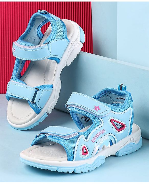 Cute Walk by Babyhug Velcro Closure Sandals - Purple