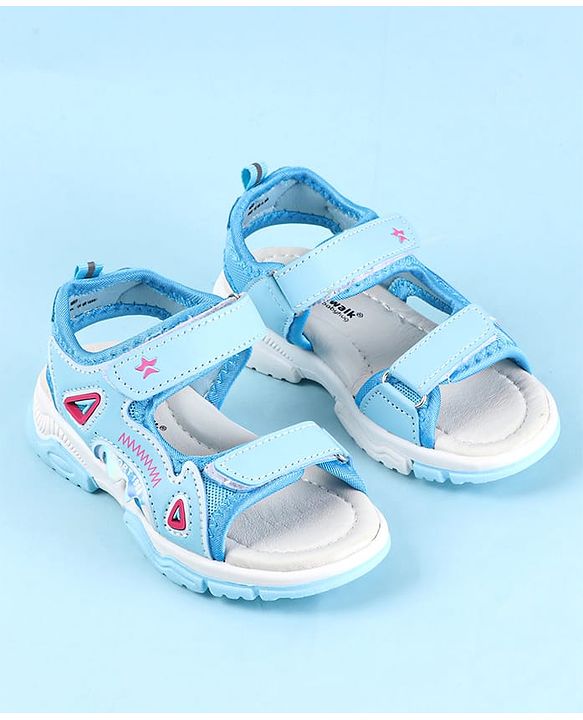 Cute Walk by Babyhug Velcro Closure Sandals - Purple