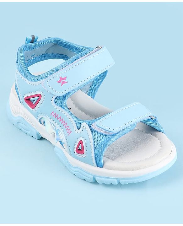 Cute Walk by Babyhug Velcro Closure Sandals - Purple