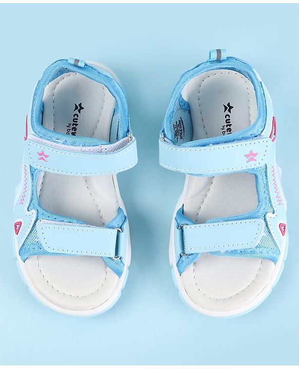Cute Walk by Babyhug Velcro Closure Sandals - Purple