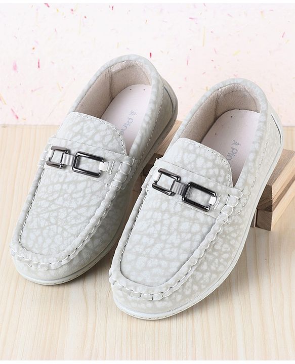 Pine Kids Slip On Formal Loafer Shoes - Beige