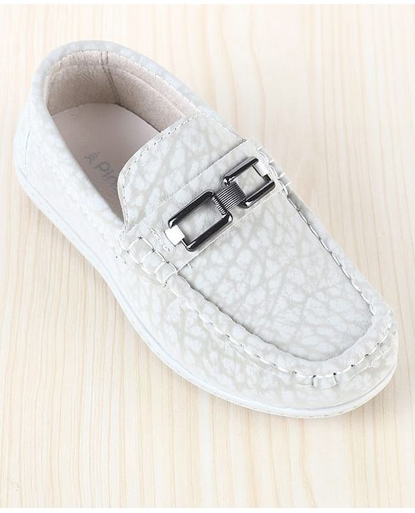Pine Kids Slip On Formal Loafer Shoes - Beige