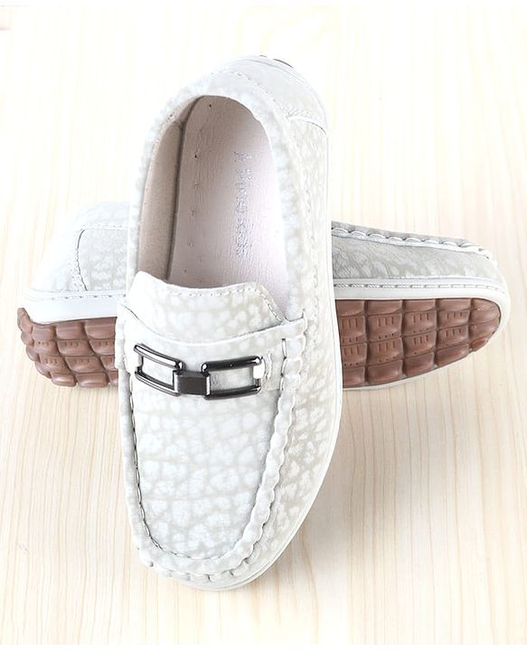 Pine Kids Slip On Formal Loafer Shoes - Beige