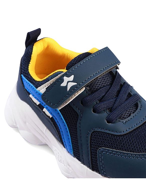 Cute Walk by Babyhug Velcro Closure Colour Block Casual Shoes With Lace Detailing - Pink