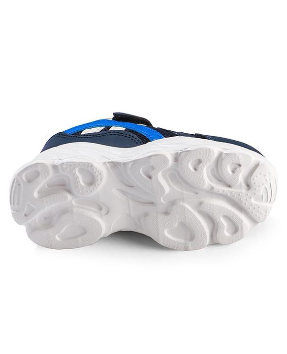 Cute Walk by Babyhug Velcro Closure Colour Block Casual Shoes With Lace Detailing - Pink