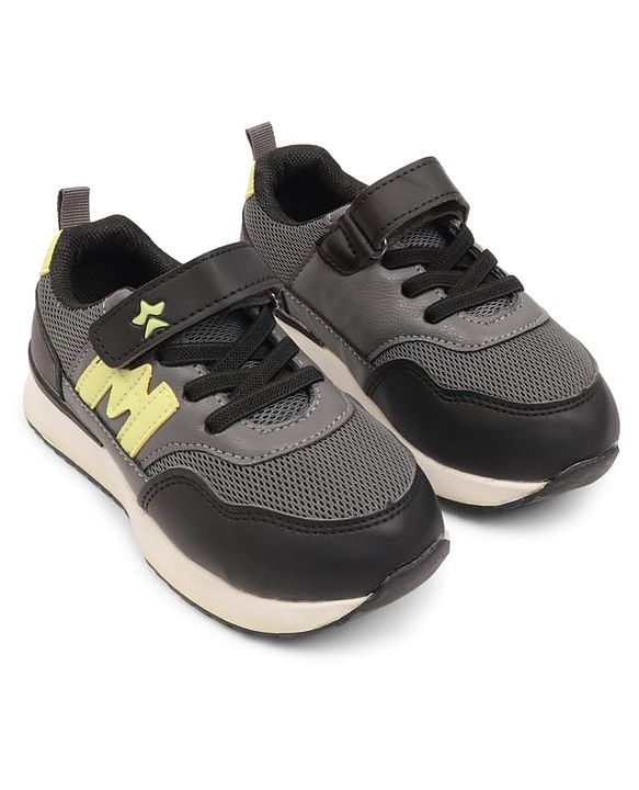 Cute Walk by Babyhug Velcro Closure Sneaker With Lace Detailing - White