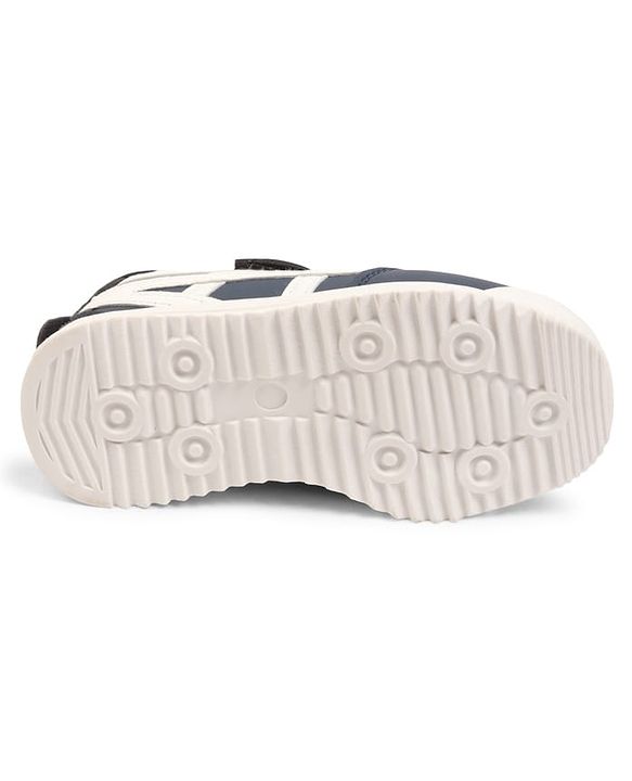 Cute Walk by Babyhug Velcro Closure Sneakers with Stripes - White