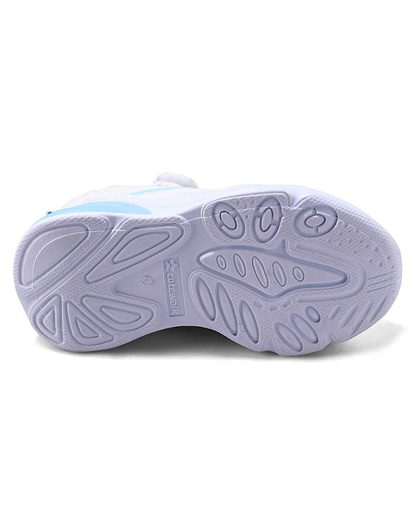 Cute Walk by Babyhug Sneaker Shoes with Velcro Closure - Blue & White