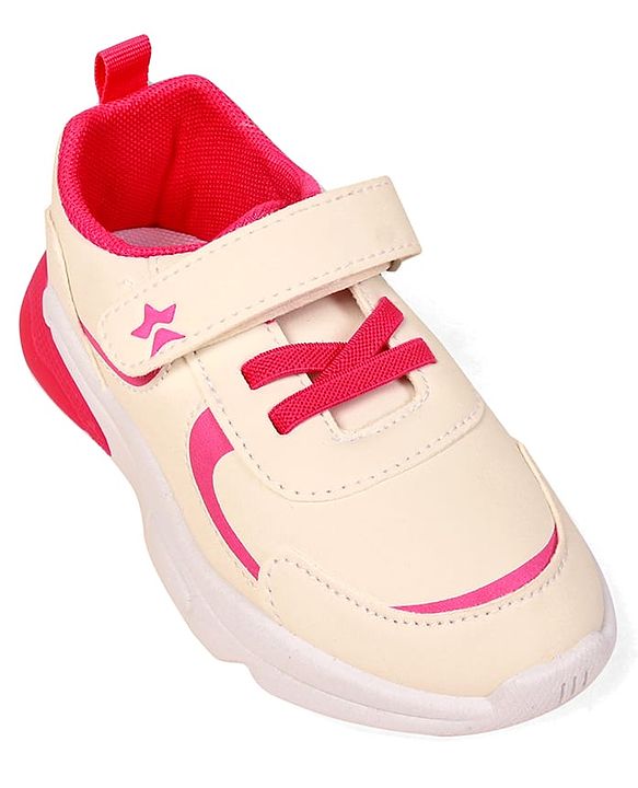 Cute Walk by Babyhug Sneaker Shoes with Velcro Closure - Blue & White