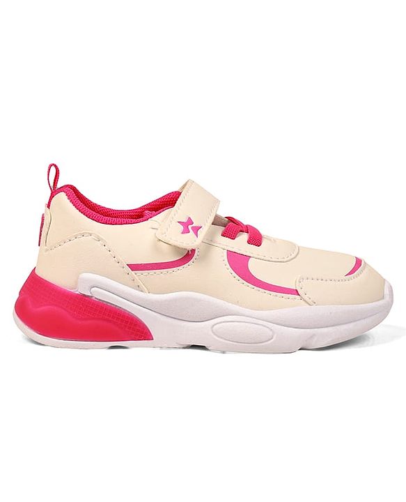 Cute Walk by Babyhug Sneaker Shoes with Velcro Closure - Blue & White