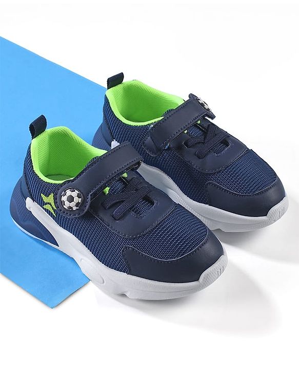 Cute Walk by Babyhug Velcro Closure Sneakers - Navy Blue