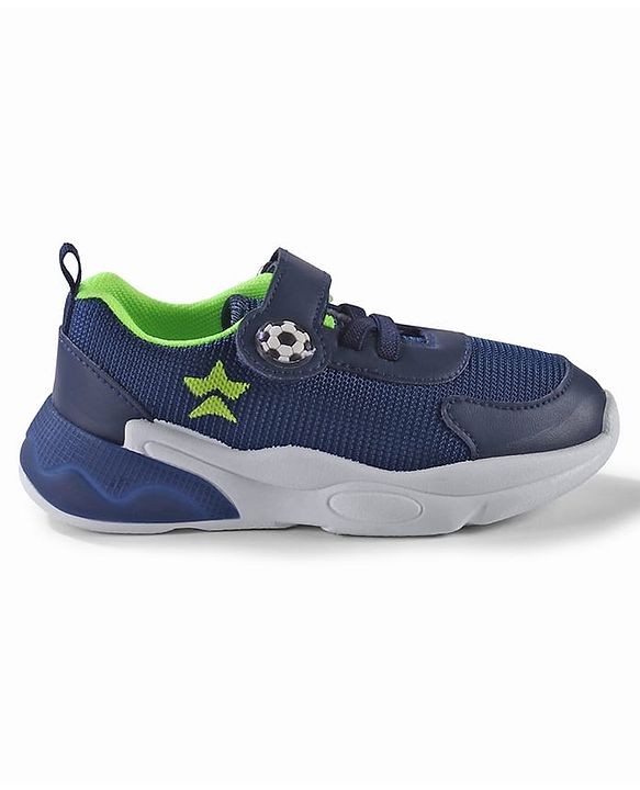 Cute Walk by Babyhug Velcro Closure Sneakers - Navy Blue