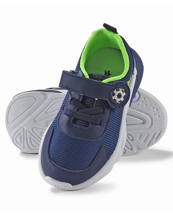 Cute Walk by Babyhug Velcro Closure Sneakers - Navy Blue