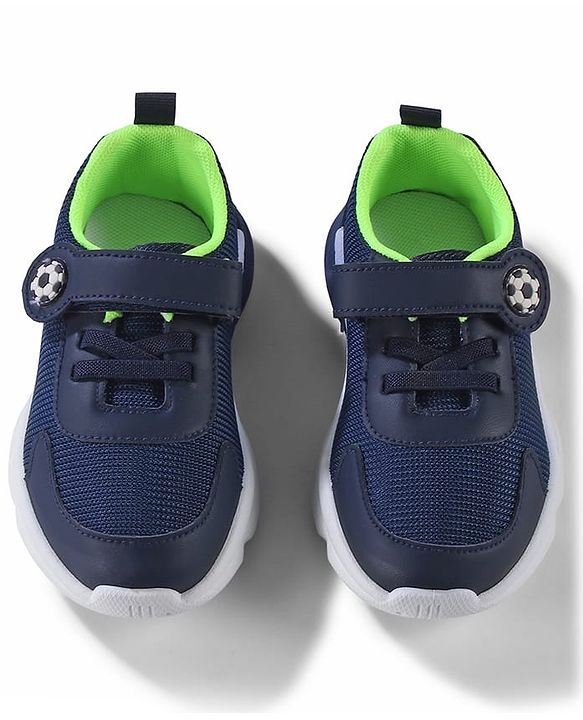 Cute Walk by Babyhug Velcro Closure Sneakers - Navy Blue