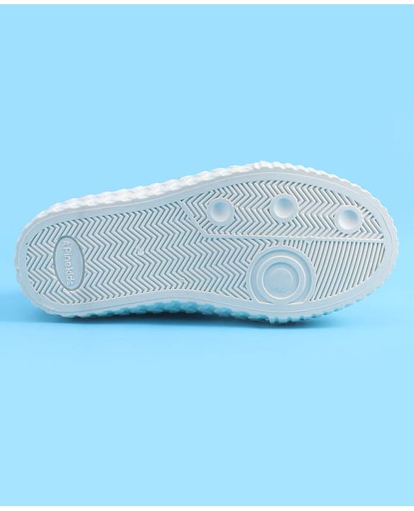 Pine Kids Velcro Closure Casual Shoes with Star Print - Beige
