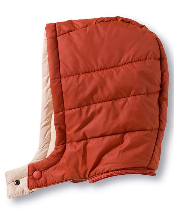 Babyhug Woven Full Sleeves Hooded Padded Jacket with Patch Detailing - Brown