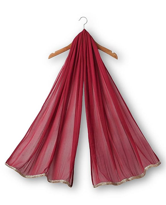 Babyhug Woven Half Sleeves Lehenga Choli With Dupatta Set Embroidery & Sequin - Maroon