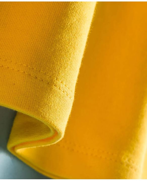 Pine Kids Cotton Knit Half Raglan Sleeves Sweatshirt Dress With Text Print - Yellow
