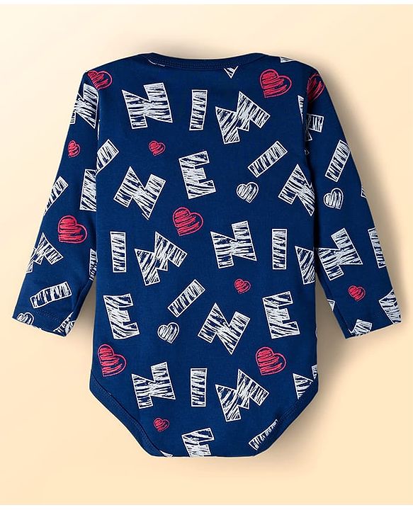 Babyhug Disney Inyterlock Knit Full Sleeve Onesies with  Minnie Mouse Graphics Pack of 3 - Red White & Blue