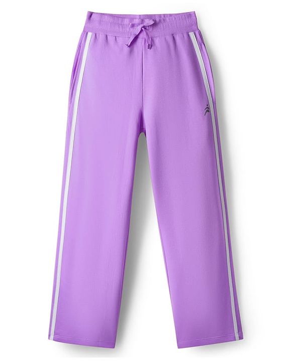 Pine active Full Length Super Stretch Track Pant with Tape Detailing - Pink