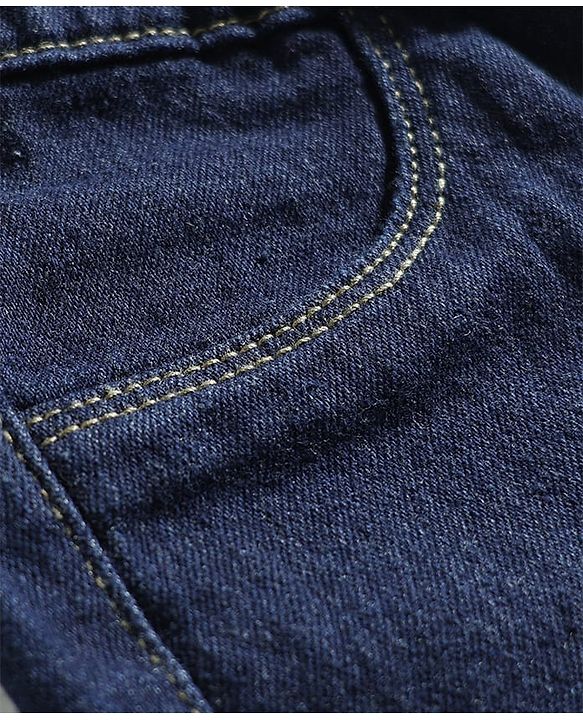 Pine Kids Denim Woven Ankle Length Washed Jeggings - Navy Blue
