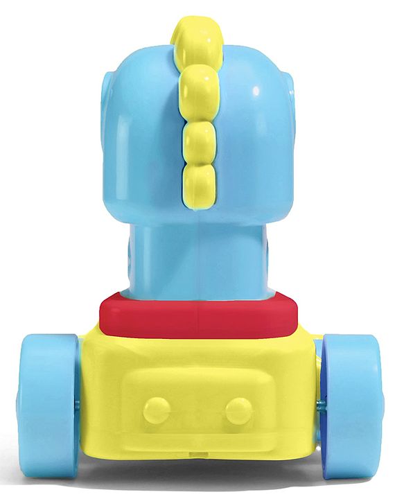 Babyhug Press & Go Dinosaur Toy Car for Kids - Green Battery Free Push & Go Animal Car Toy Motor Skill Development & Fun Play Imaginative Play| Gifting Option BIS Certified