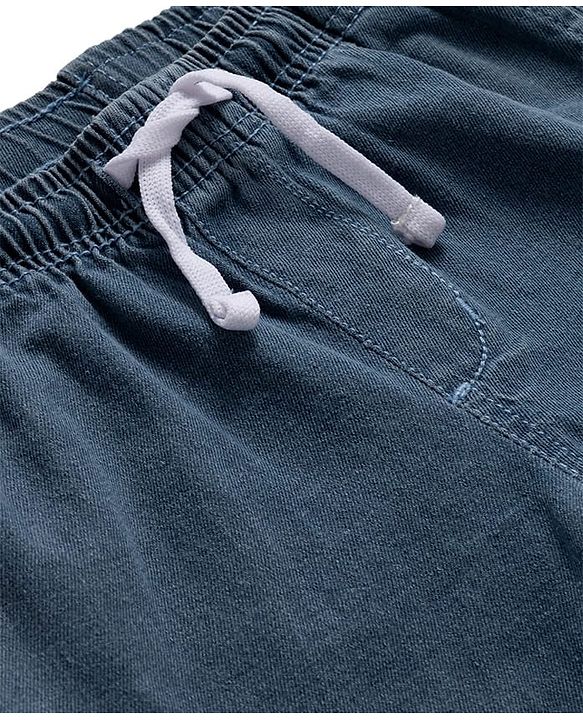 Pine Kids Denim Woven Full Length Washed Jeans With Pocket - Blue