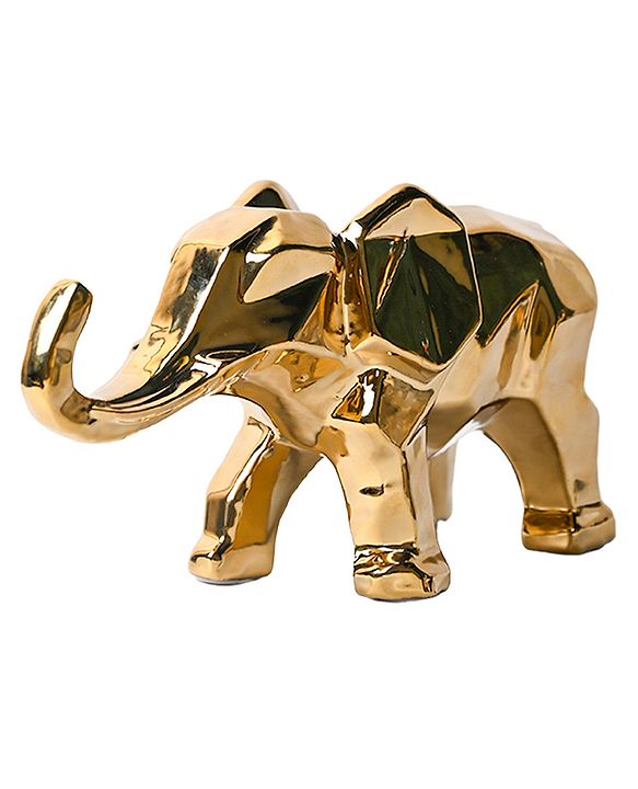 Voncasa Golden Elephant Figurine Online in India, Buy at Best